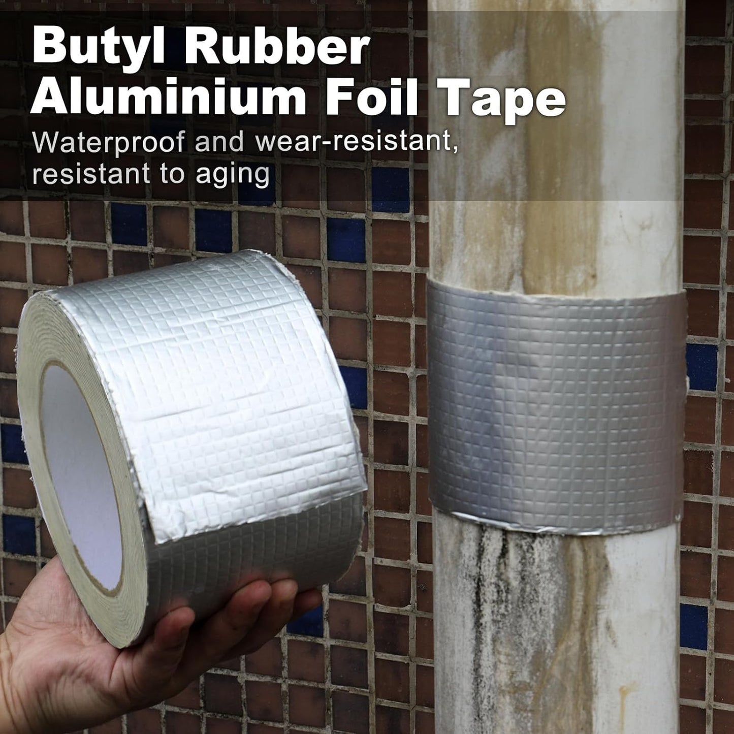 Aluminum Butyl Tape, Waterproof Sealing Tape