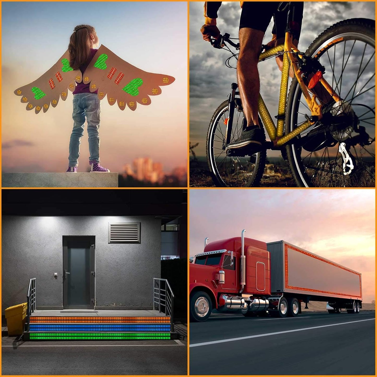 Electric Bike Honeycomb Reflective Tape