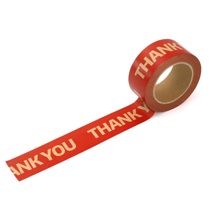 Customizable surface writable kraft paper tape High viscosity water-free kraft paper tape