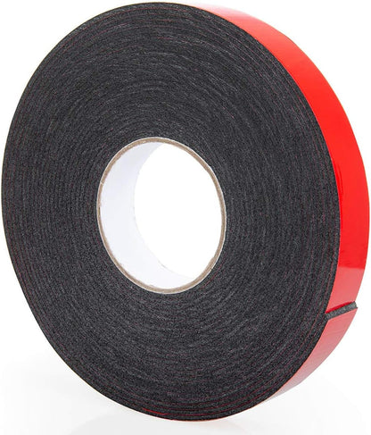 Double sided PE foam tape-Black with green liner