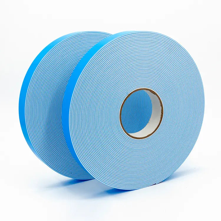 Double sided PE foam tape-Black with green liner