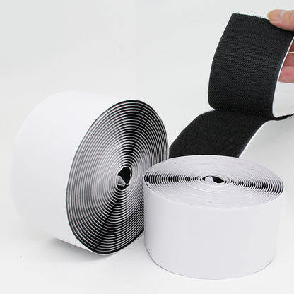 Hook and Loop Strips with Adhesive