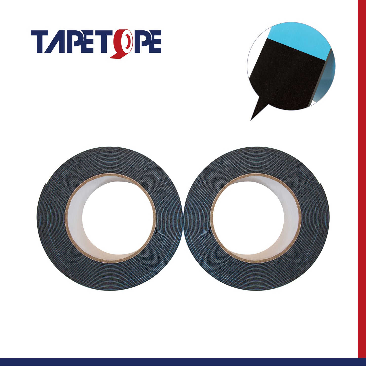 Double sided PE foam tape