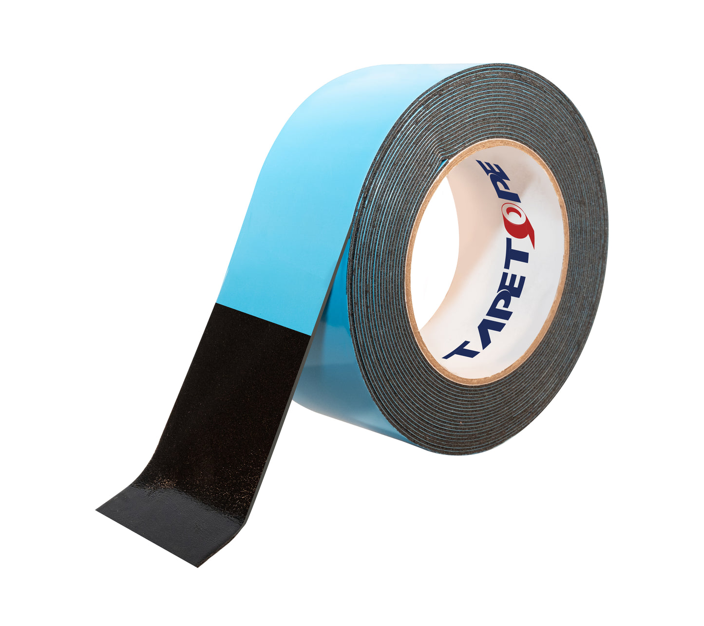 Double sided PE foam tape-Black with green liner