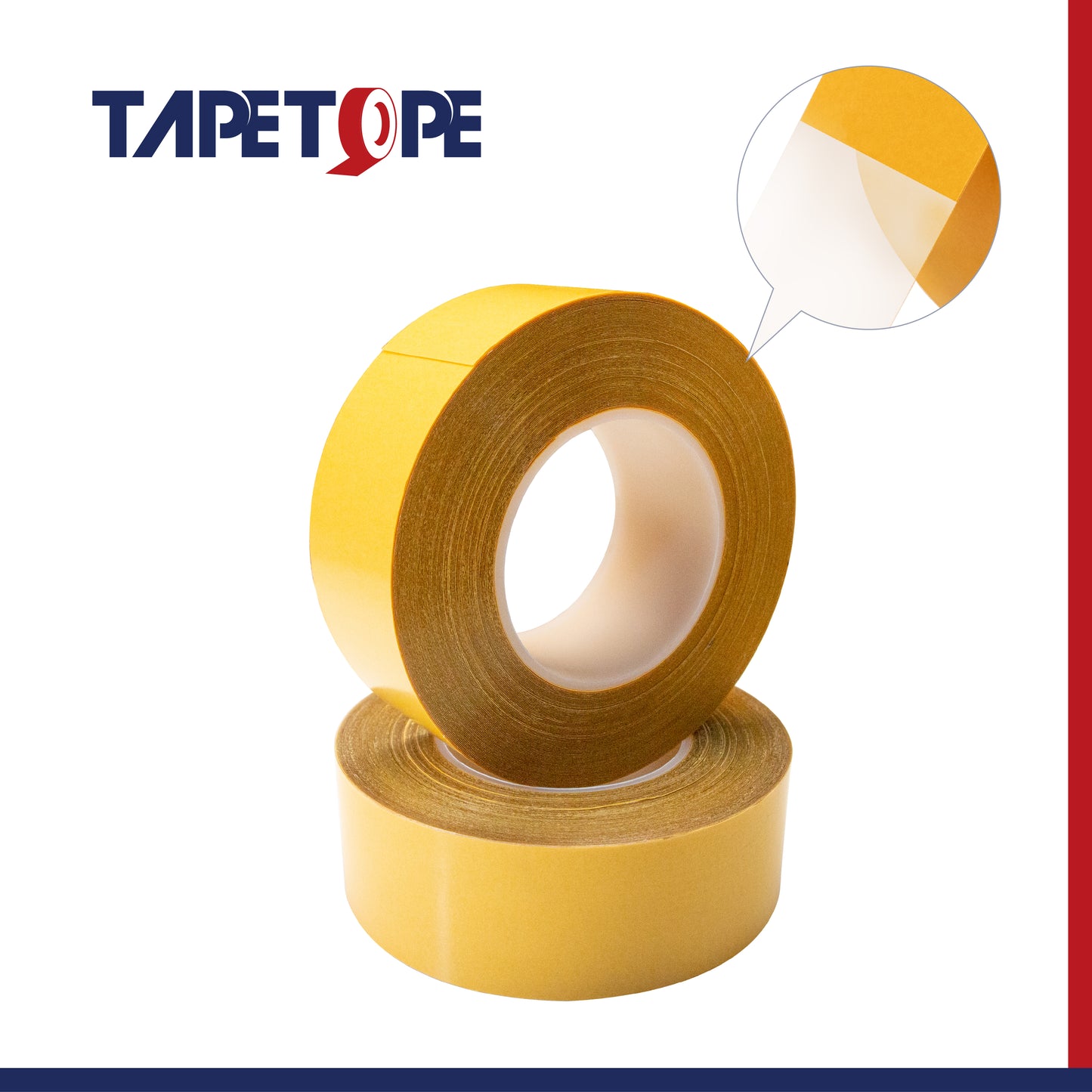 Double Sided PET Tape With Acrylic Adhesive