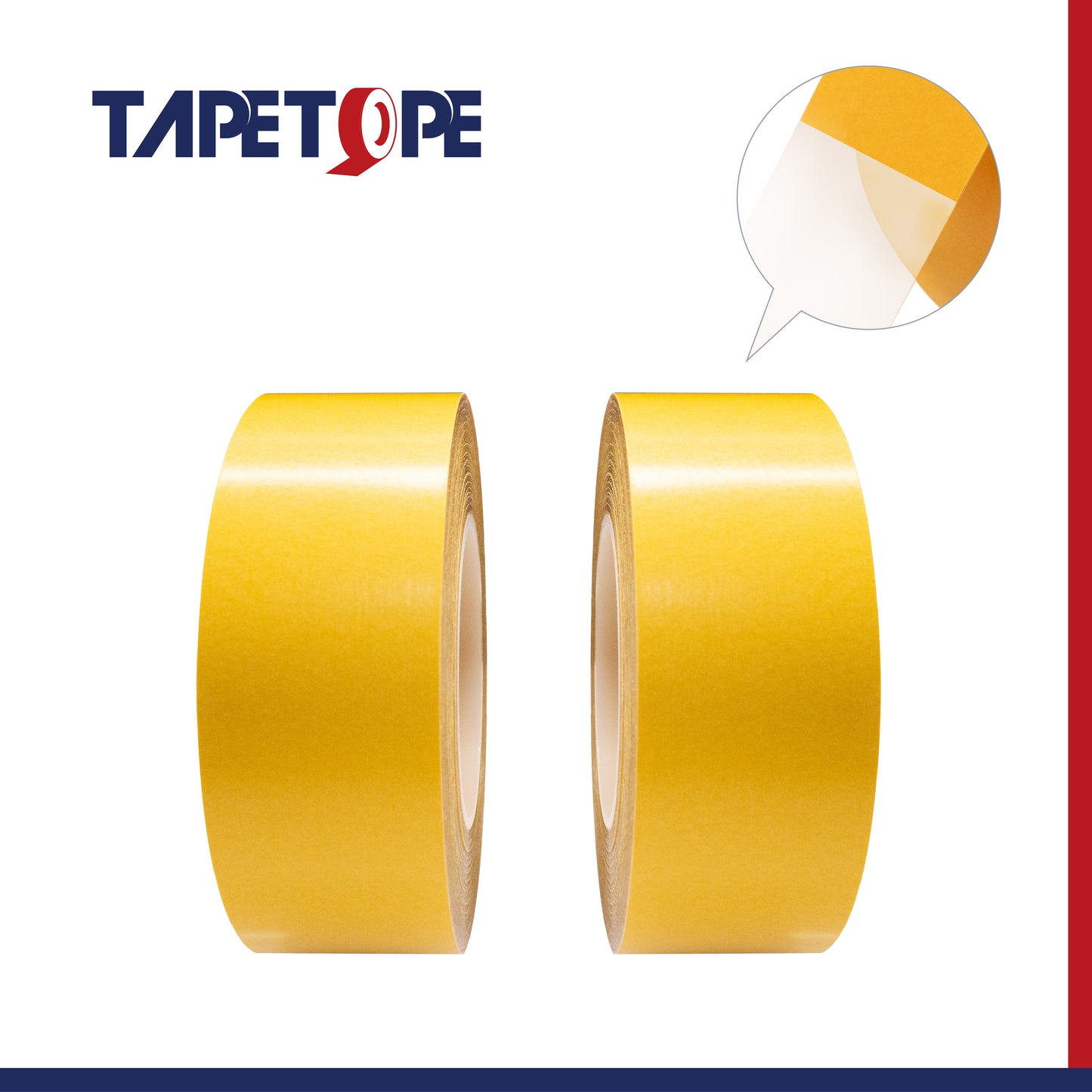 Double Sided PET Tape With Acrylic Adhesive