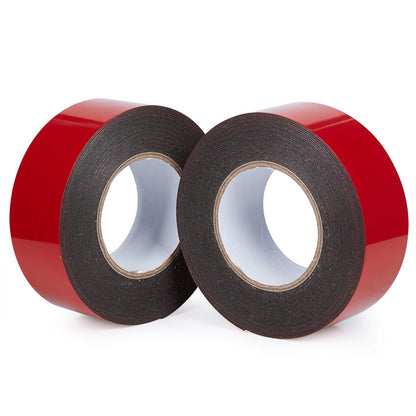Double sided PE foam tape-Black with green liner