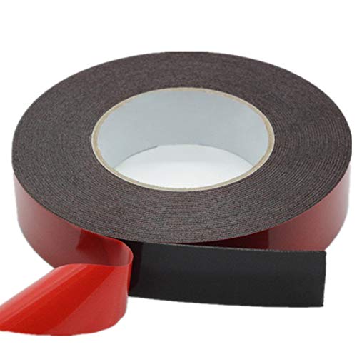 Double sided PE foam tape-Black with green liner