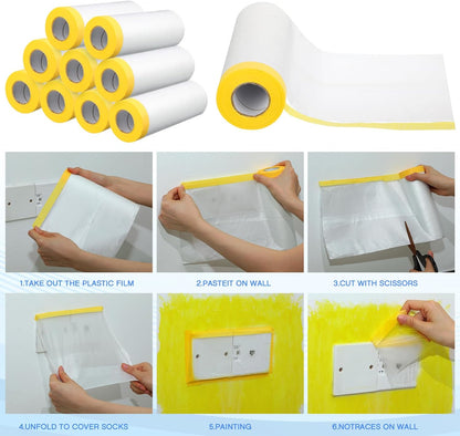 Masking Film Pre Taped Painters