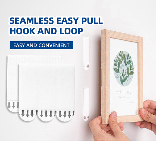 Adhesive Velcro Photo Frame Hook and Loop Strips Hanging Tape