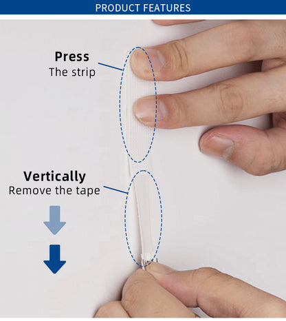 Adhesive Velcro Photo Frame Hook and Loop Strips Hanging Tape