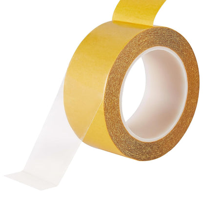 Double Sided PET Tape-Yellow glassine paper
