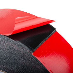 Double sided PE foam tape-Black with green liner