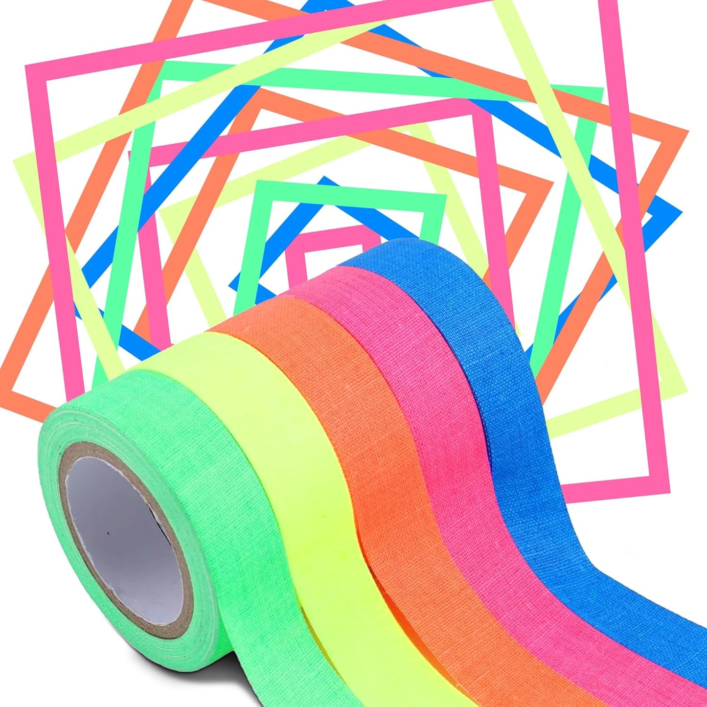 UV Glow in The Dark & Reflective Fluorescent Gaffer Tape