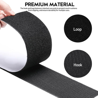 Strong Sticky Back Heavy Duty Hook and Loop Tape with Adhesive
