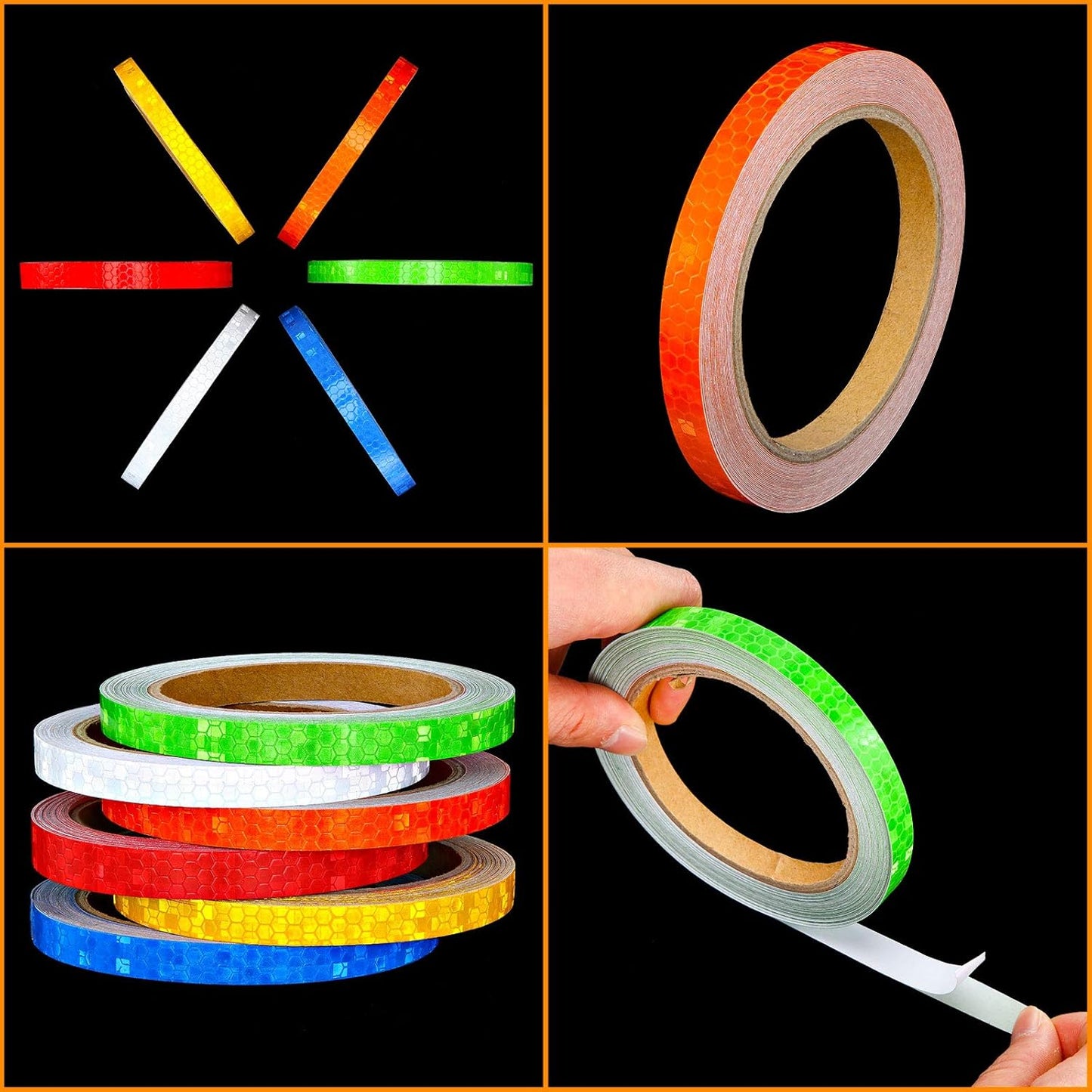 Balance Bike Warning Honeycomb Reflective Tape