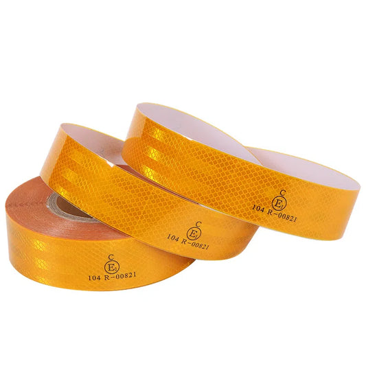 ECE-104R Traffic Warning Film Micro Prismatic Reflective Tape