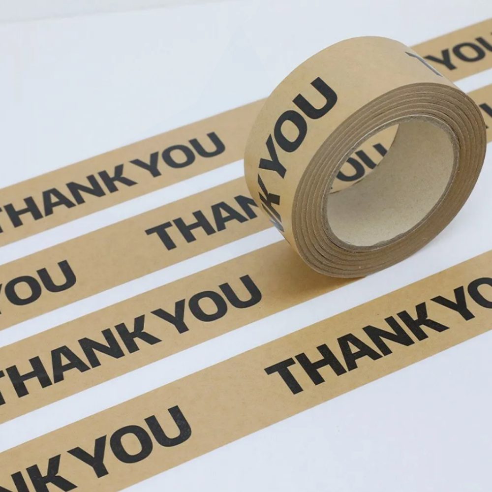 Custom Self Adhesive Sealing Kraft Paper Tape