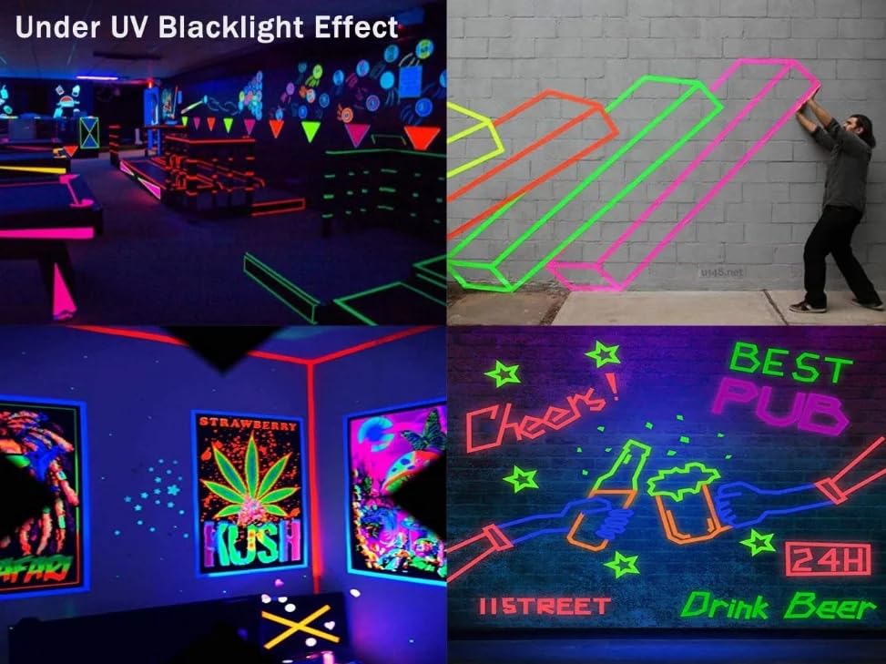 Neon Gaffer Tape, Fluorescent Gaffer Tape