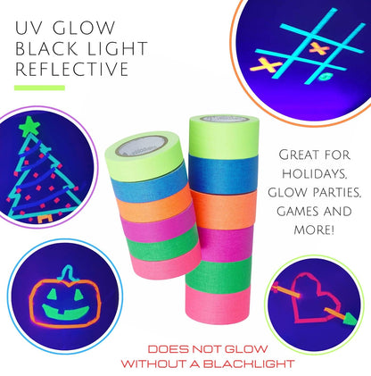 Neon Gaffer Tape, Fluorescent Gaffer Tape