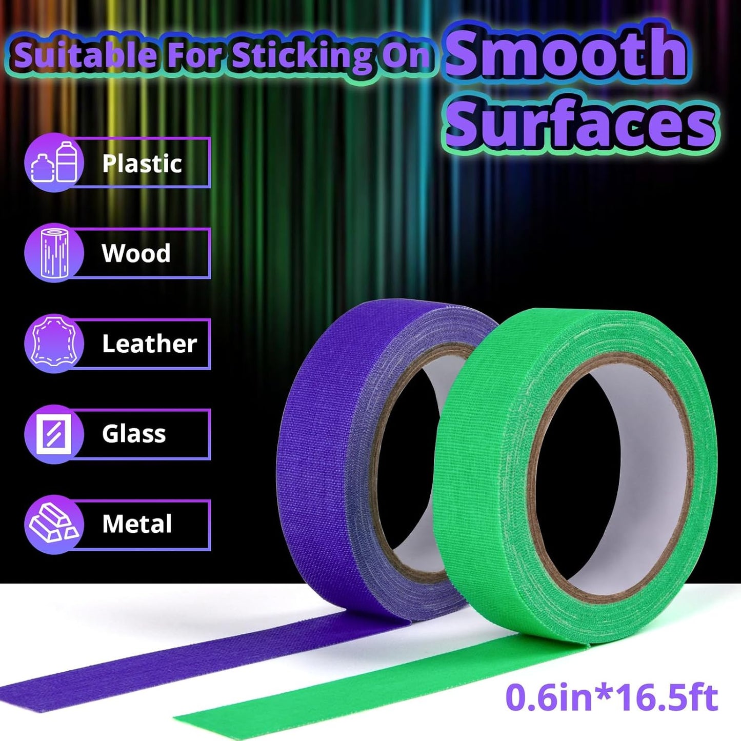 Premium Cloth Fluorescent Gaffer Tape