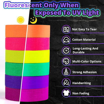 Premium Cloth Fluorescent Gaffer Tape