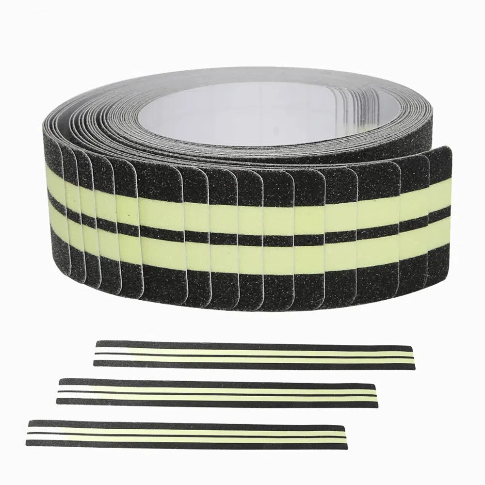 Anti-Slip Traction Tread With Glow In Dark Stripe