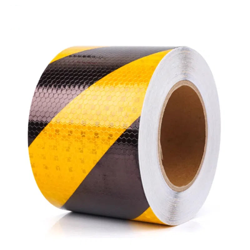 Black And Yellow Night Safety Honeycomb Reflective Tape