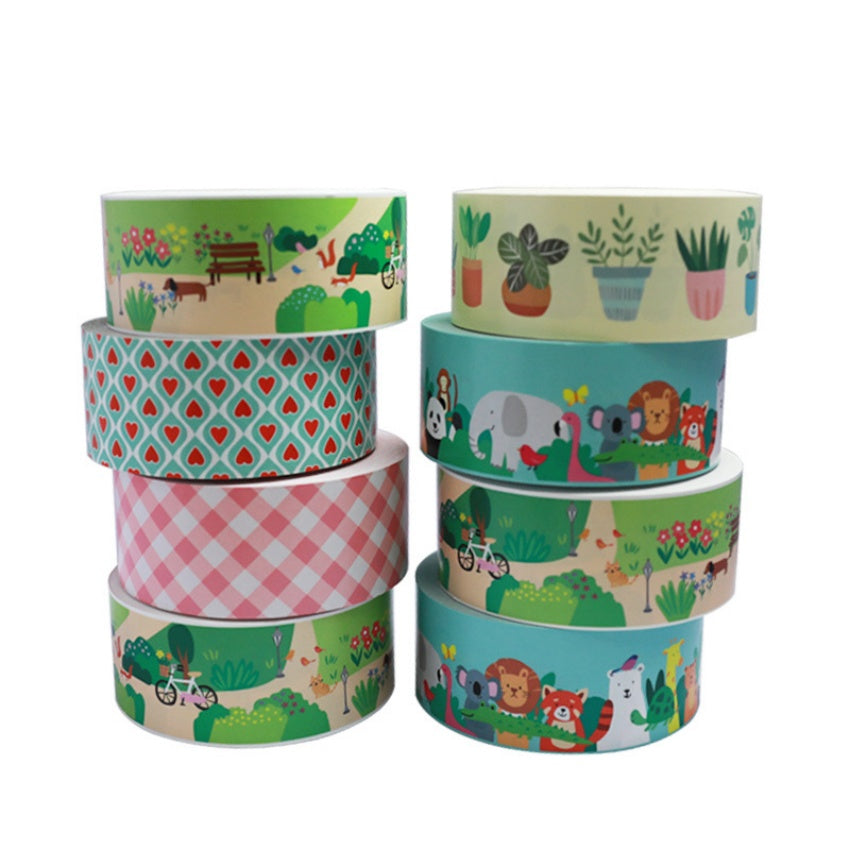 Acrylic adhesive brown kraft paper packaging tape self adhesive kraft paper tape