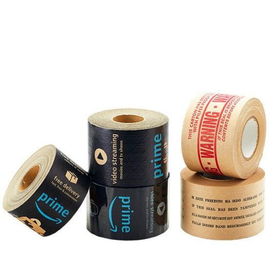 Eco-friendly Masking Kraft Paper Tape Water Activated Reinforced Kraft Paper Tape Acrylic for Packaging