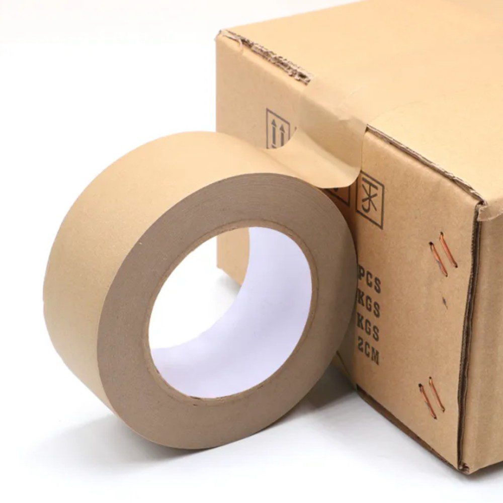 Water-free kraft paper tape high-viscosity hand-tear paper sealing tape