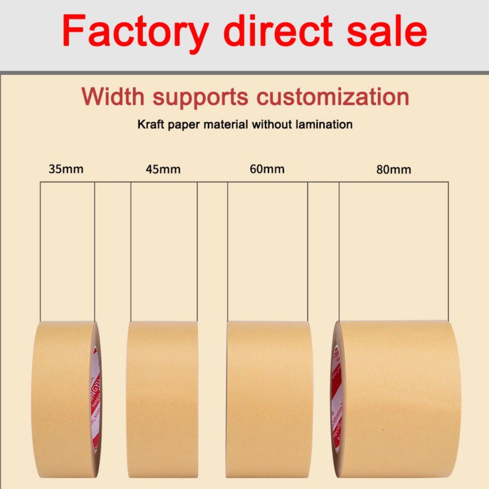 High viscosity water soluble writable sealing wet water kraft paper tape